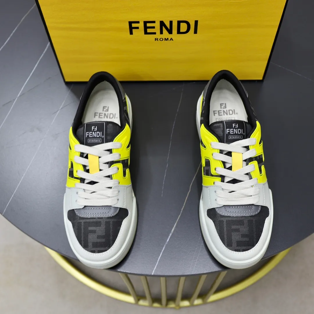 Ex-factory price: 580🔥Couple model (top original order) Brand: FENDI Size: 35-44 (customized for men 38 and 45) Grade: original order quality high version Material: imported original cowhide stitching➕ high-quality and comfortable lining original TPU lightweight non-slip outsole Style category: travel fashion casual shoes versatile trend